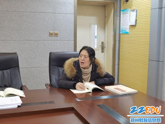 教务处主任刘铮安排本学期教学教研活动